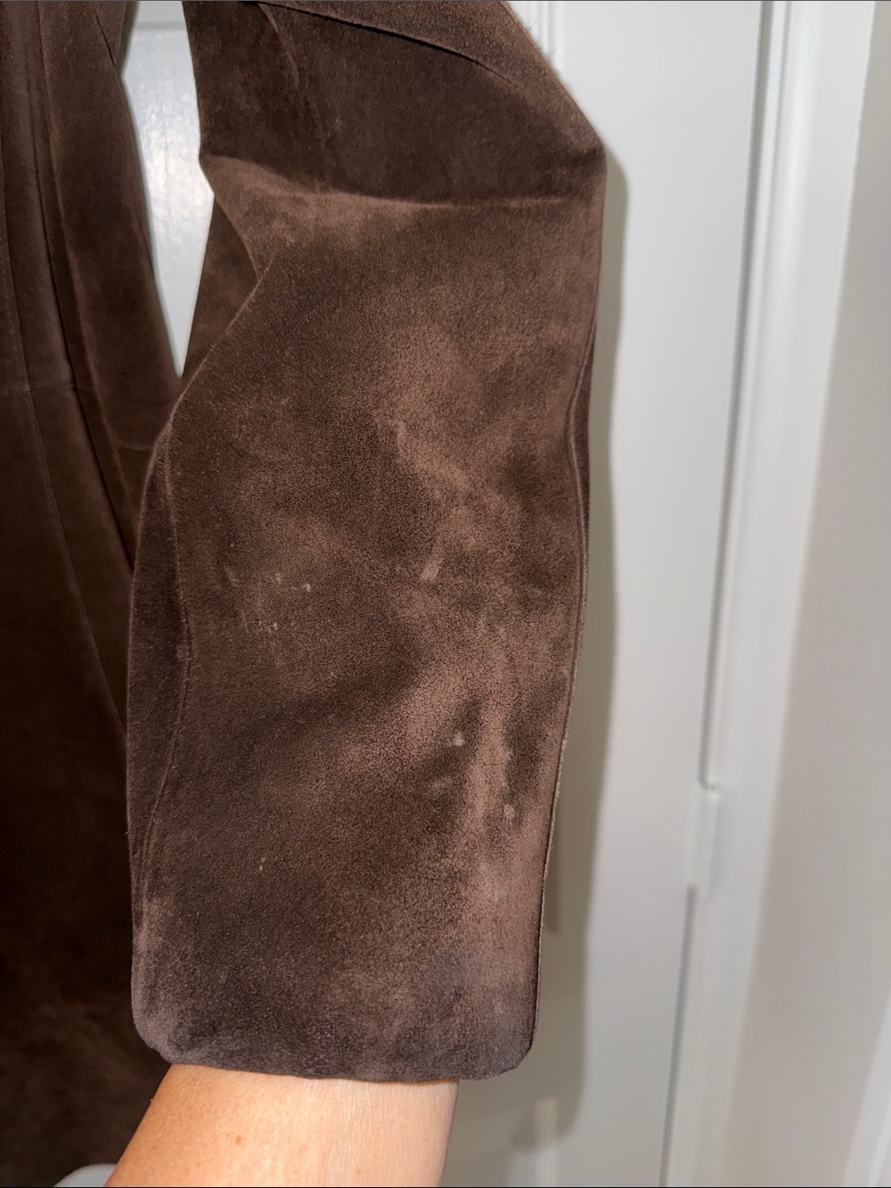 Marc New York Brown Suede Button-Front Jacket - Picture 12 of 16